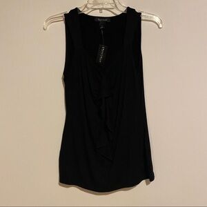 𝅺White House Black Market Sleeveless Shell Blouse Black Small